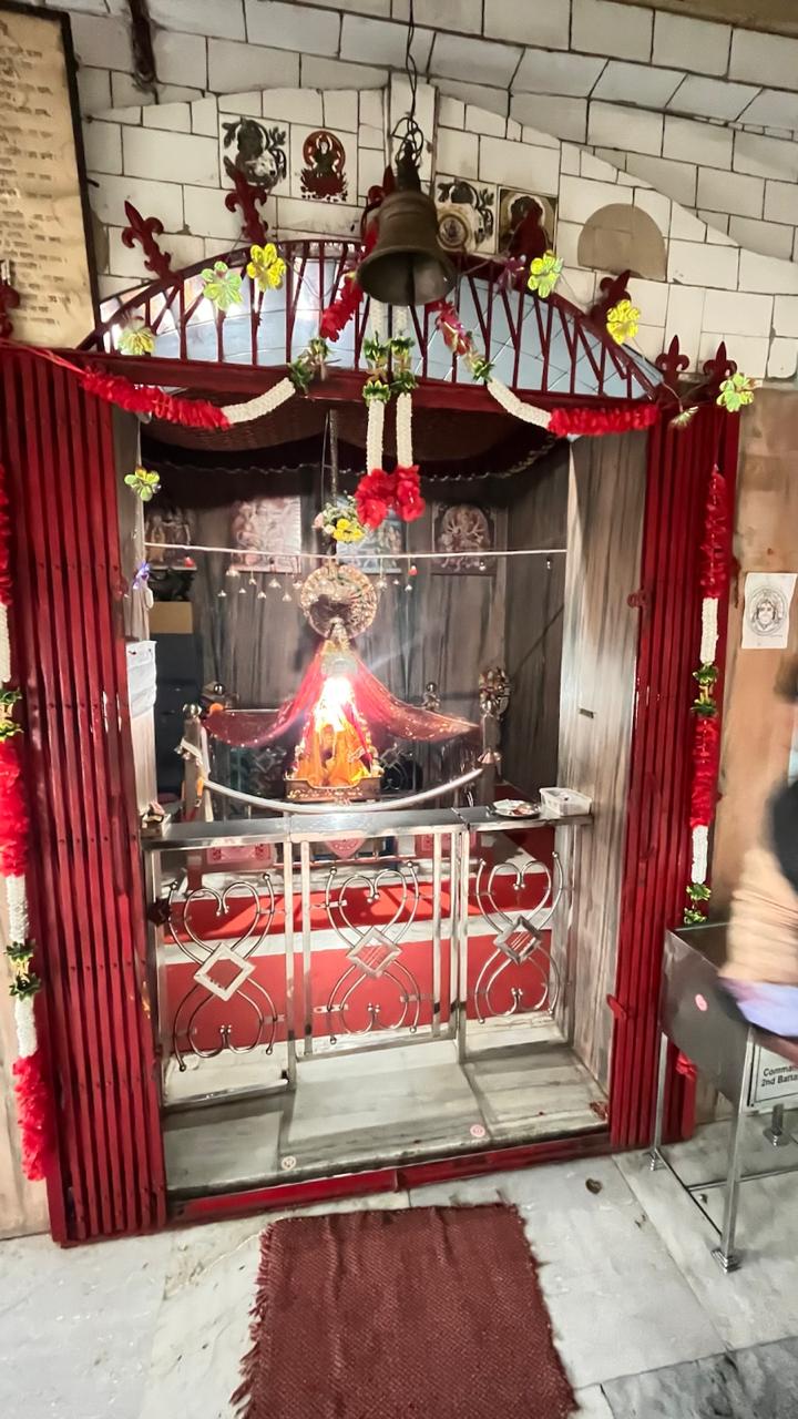 Sacred inner shrine of Jhoola Devi